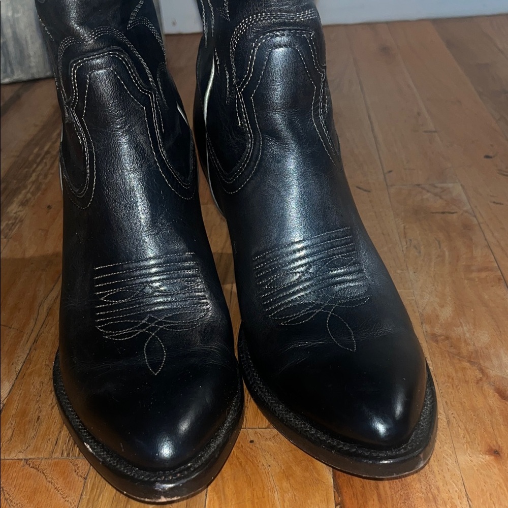 Idyllwind Black and Silver Heeled Boots - Picture 3 of 6